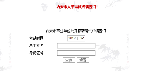 2019年陕西杨凌事业单位成绩查询入口(图1)